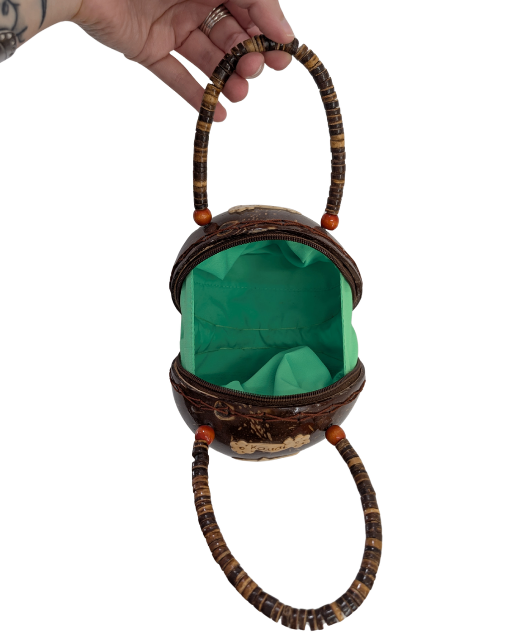 Brown Coconut Purse