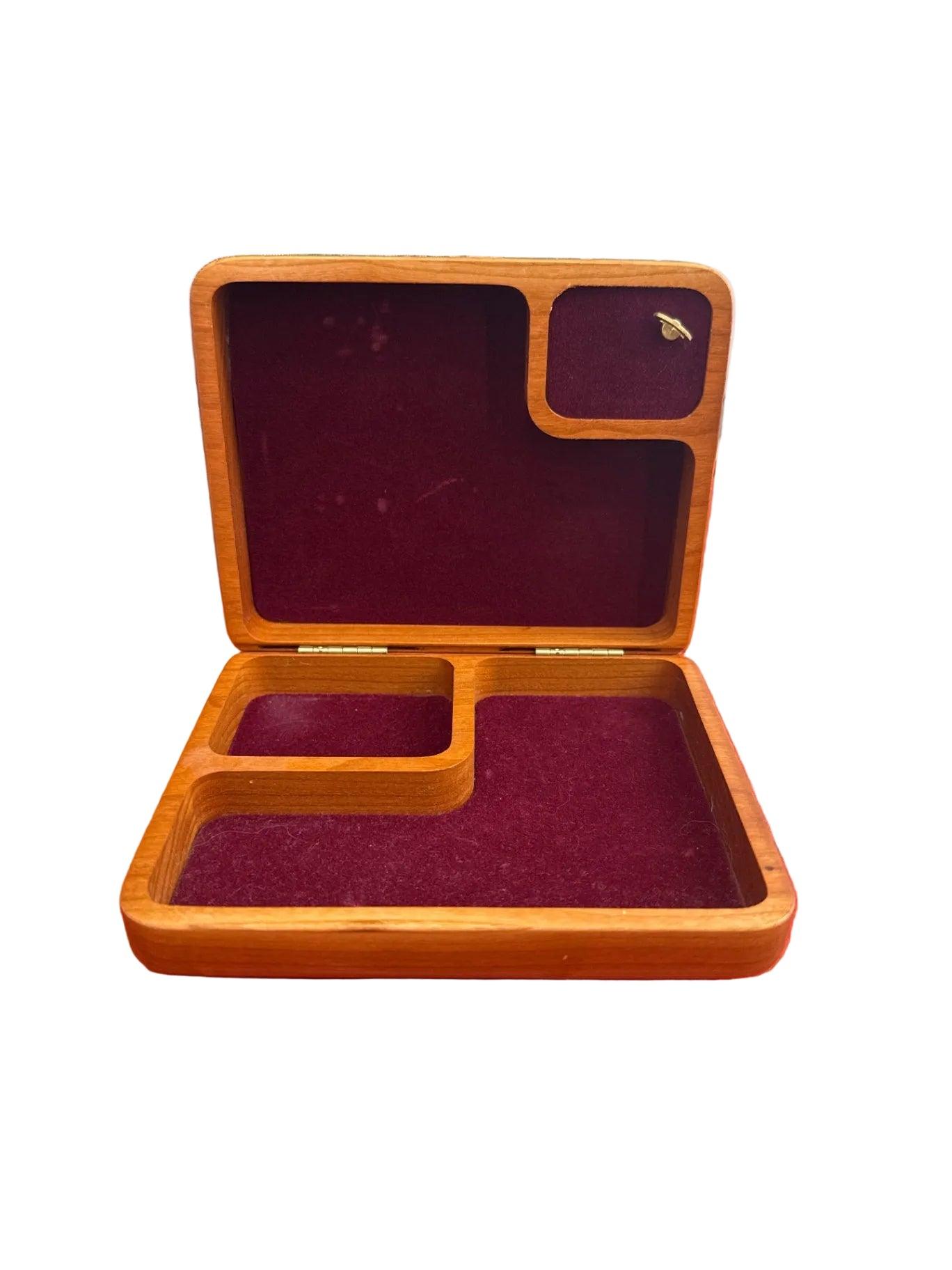 Wooden Deer Jewlery Music Box