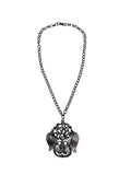 Top Dog Poodle Pewter Necklace