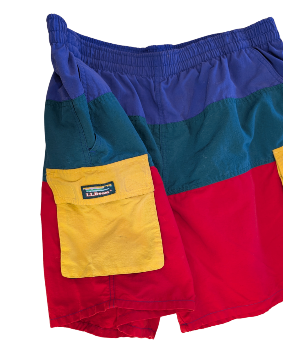 LL Bean Swim Trunks Large Multicolor