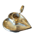 Brass Leaf Candle Holder