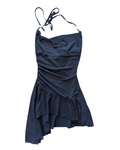 Black Asymmetrical Peppermayo Dress - XS