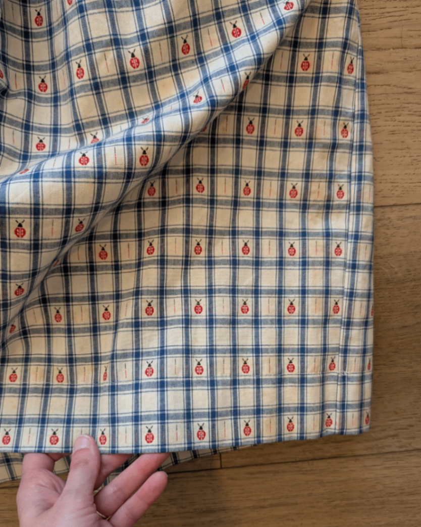 Vintage Handmade Lady Bug Dress (Marks)