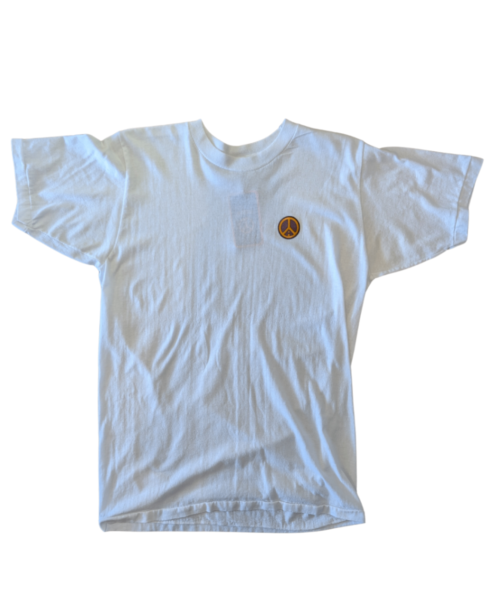 AJ Vintage Reclaimed White Tee - Men's M