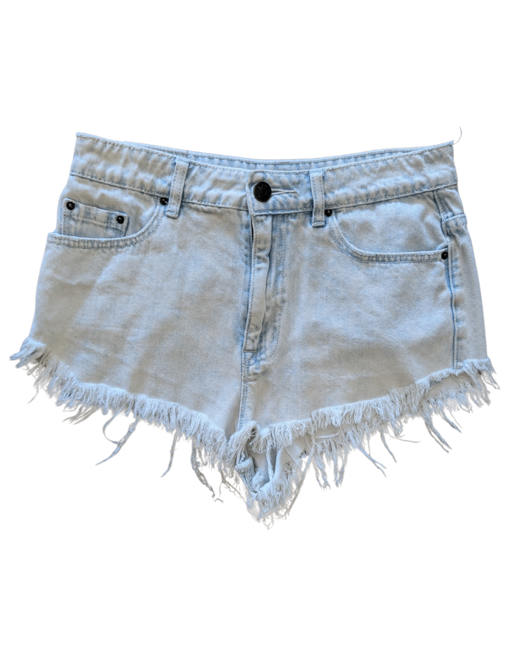 BDG Light Acid Wash Shorts (31"W, 11"R)
