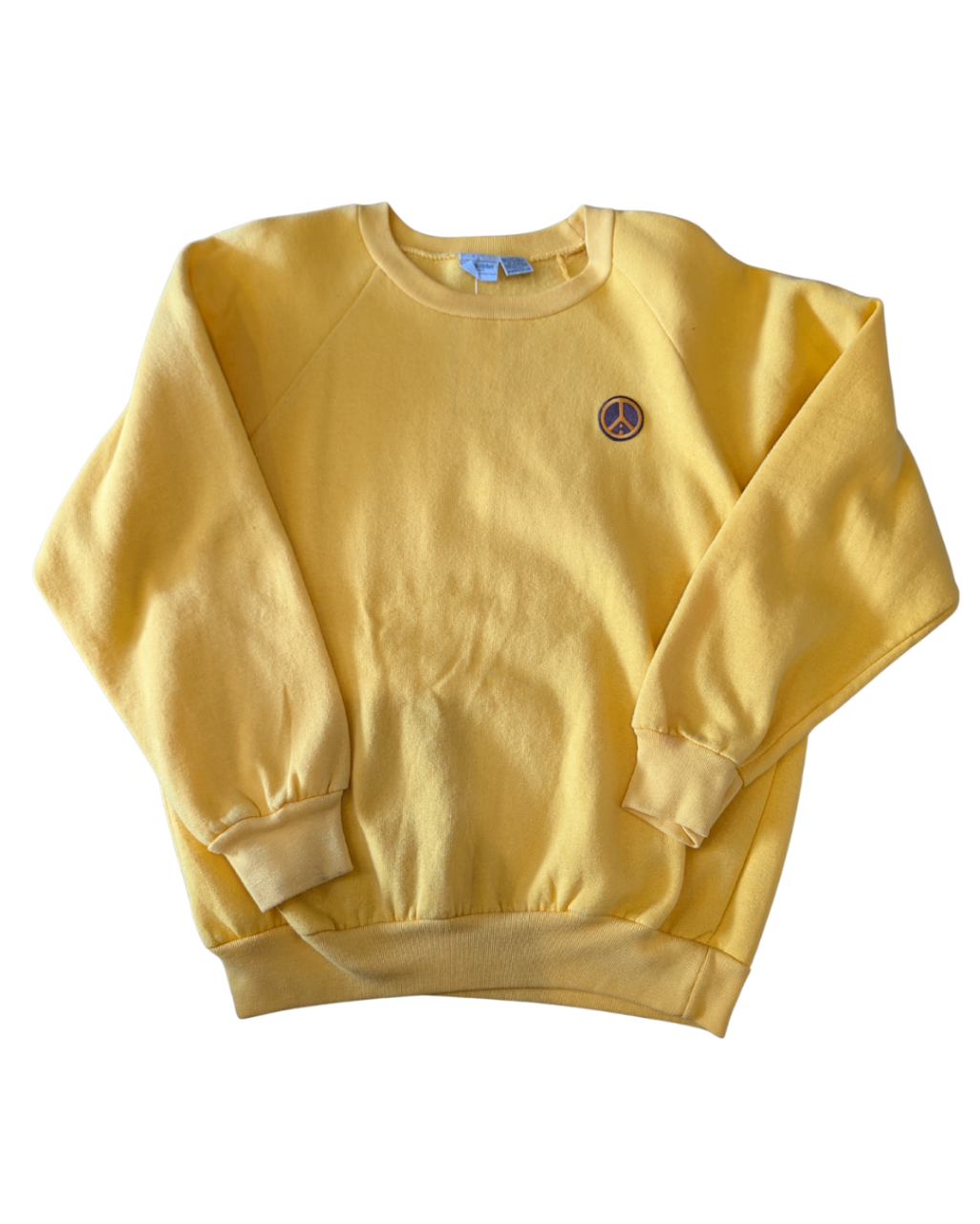 AJ Vintage Reclaimed Yellow Crewneck - L