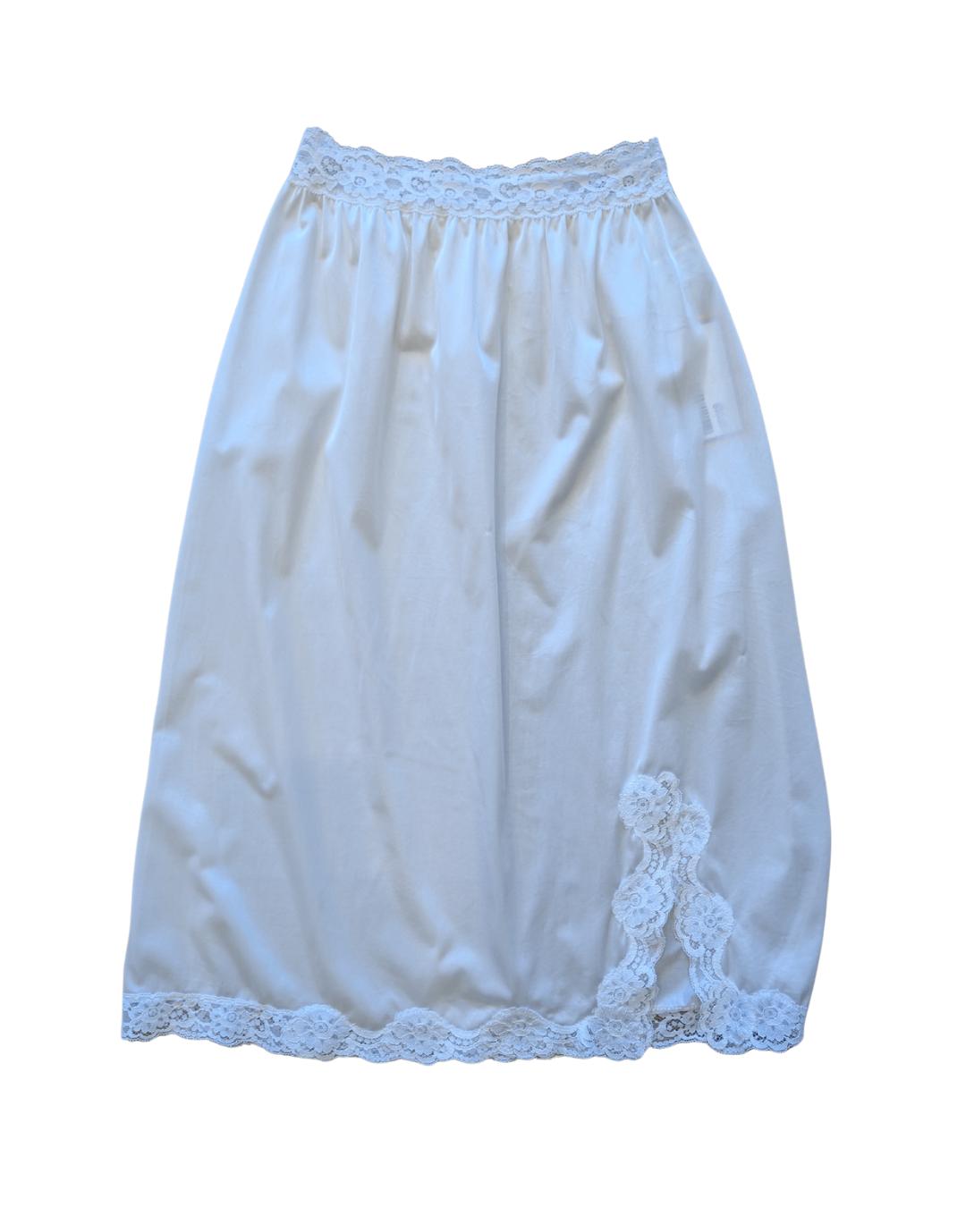 Vintage White Slip Skirt (S)
