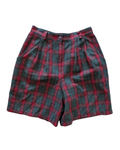 Wool Plaid Shorts (12) (29"W, 15"R)