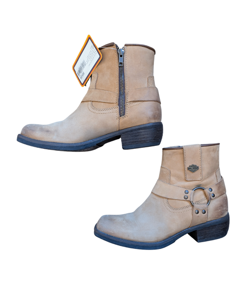 Beige Harley-Davidson Boots 8