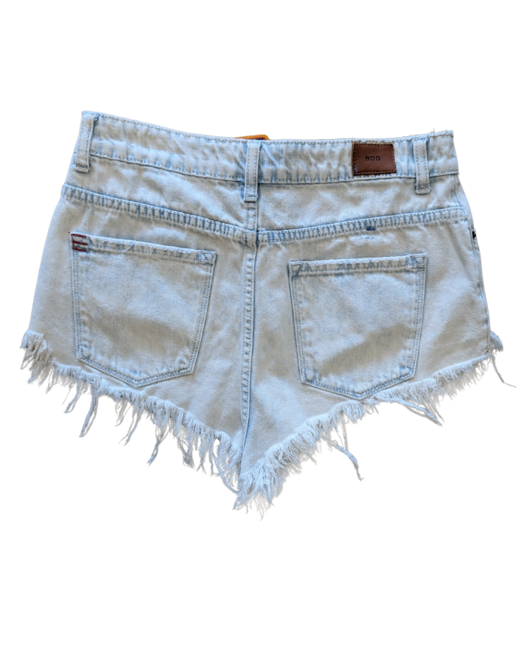 BDG Light Acid Wash Shorts (31"W, 11"R)