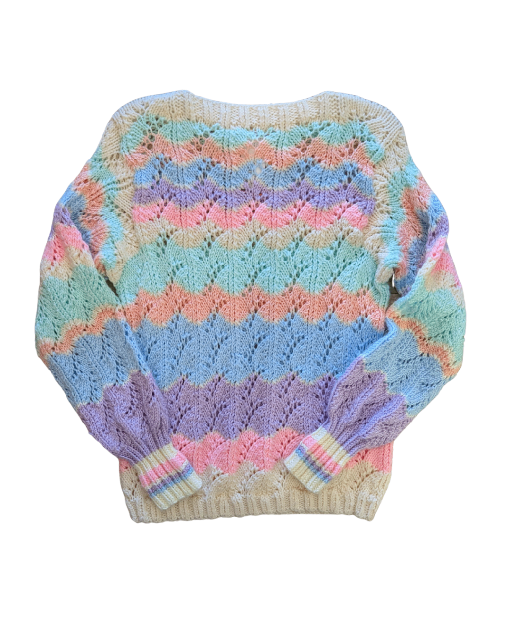 Pastel Knit Sweater (M)