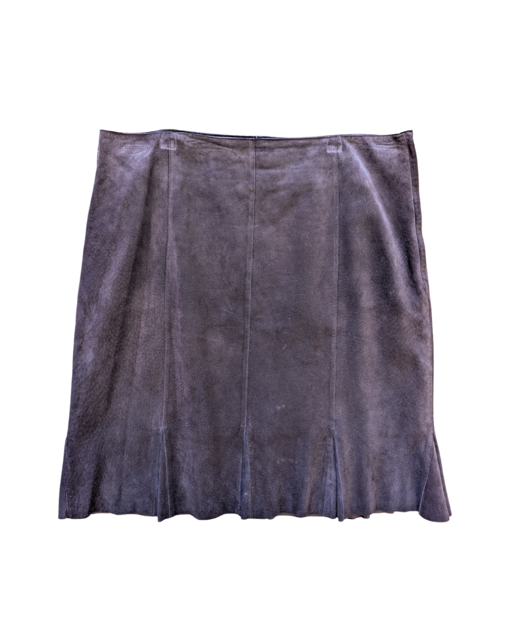 Brown Suede Skirt (XXL) (37"W)