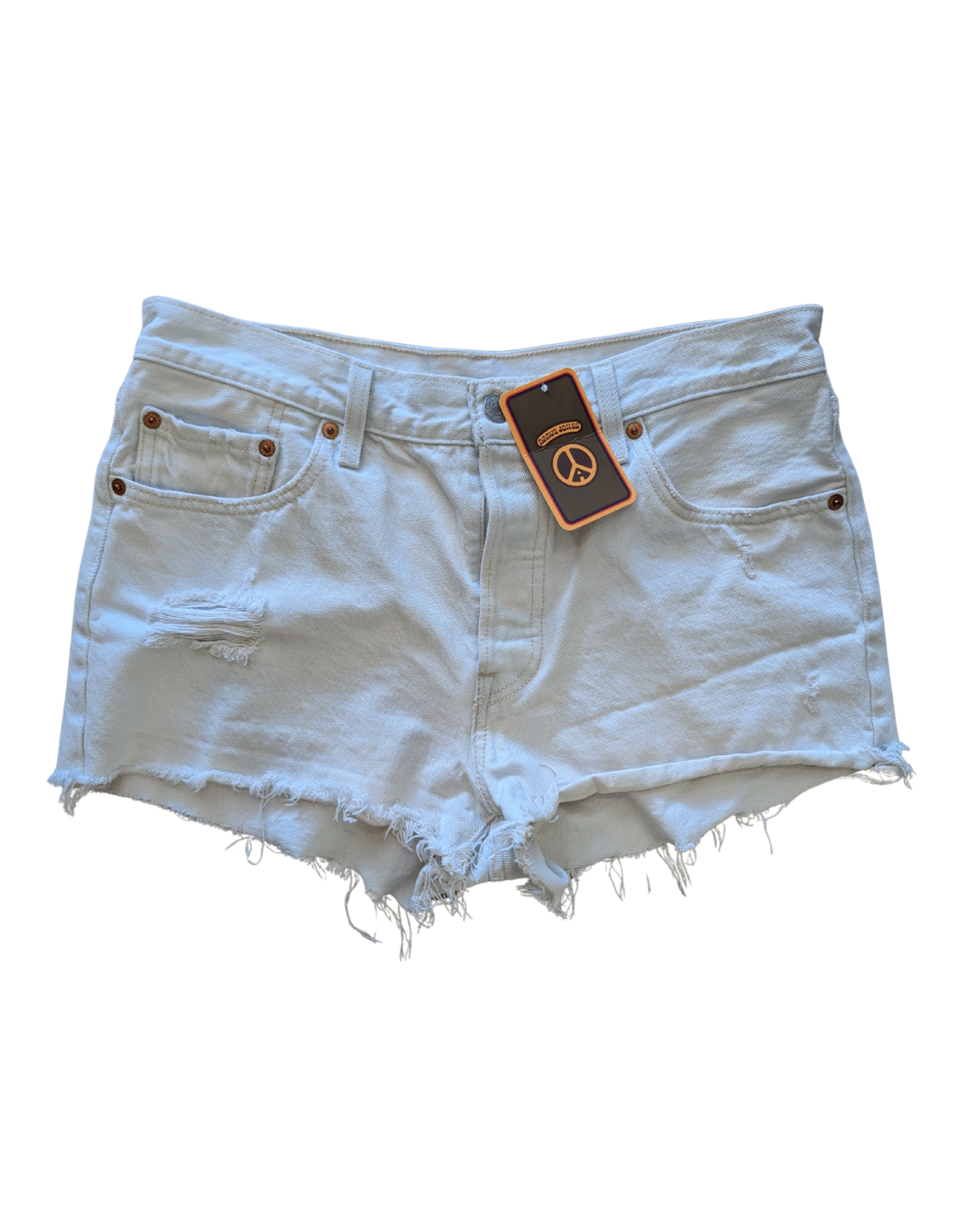 501 Levi Cutoff Shorts (29) (32"W, 10"R)