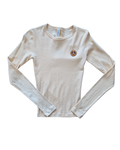 AJ Reclaimed Tan Ribbed LS - XS