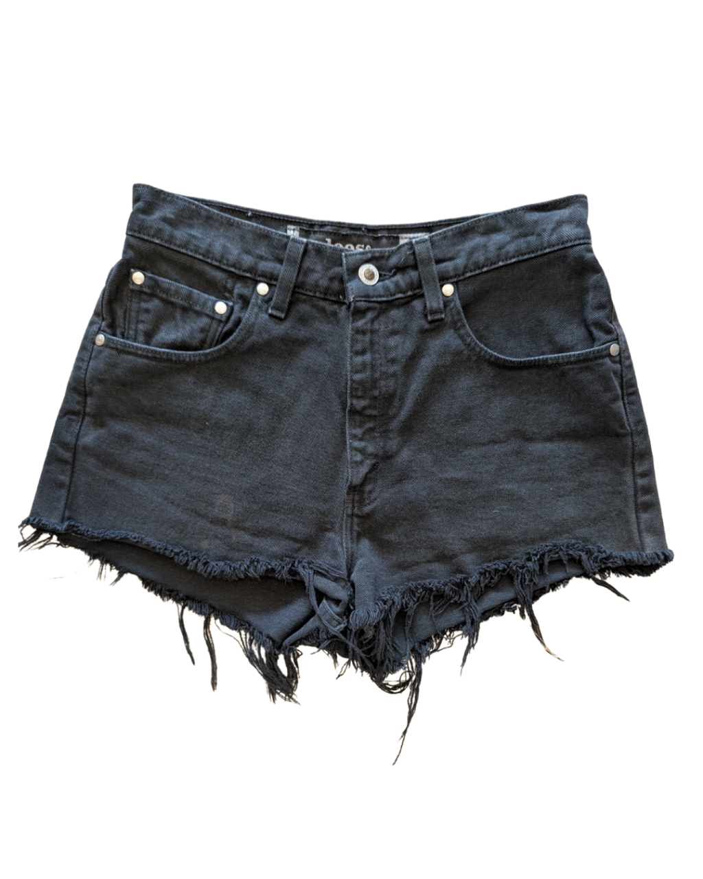Silver Tab Black Levi Shorts (27) (28"W, 11"R)