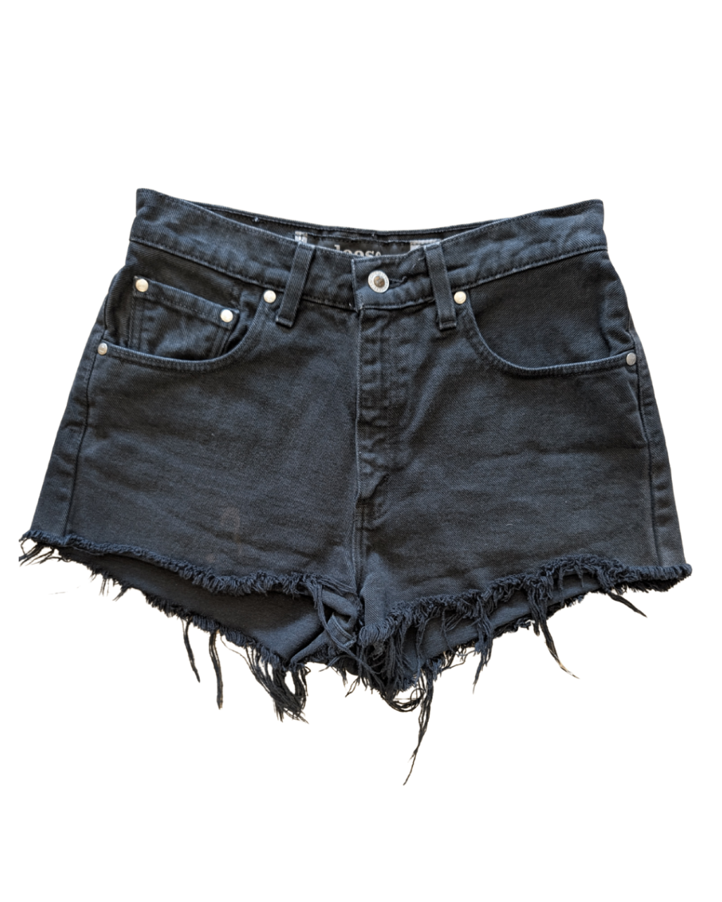 Silver Tab Black Levi Shorts (27) (28"W, 11"R)