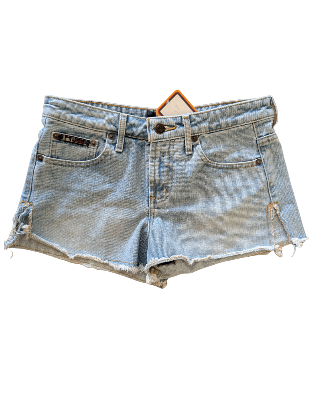 Lei Light Wash Lowrise Shorts (3) (29"W)