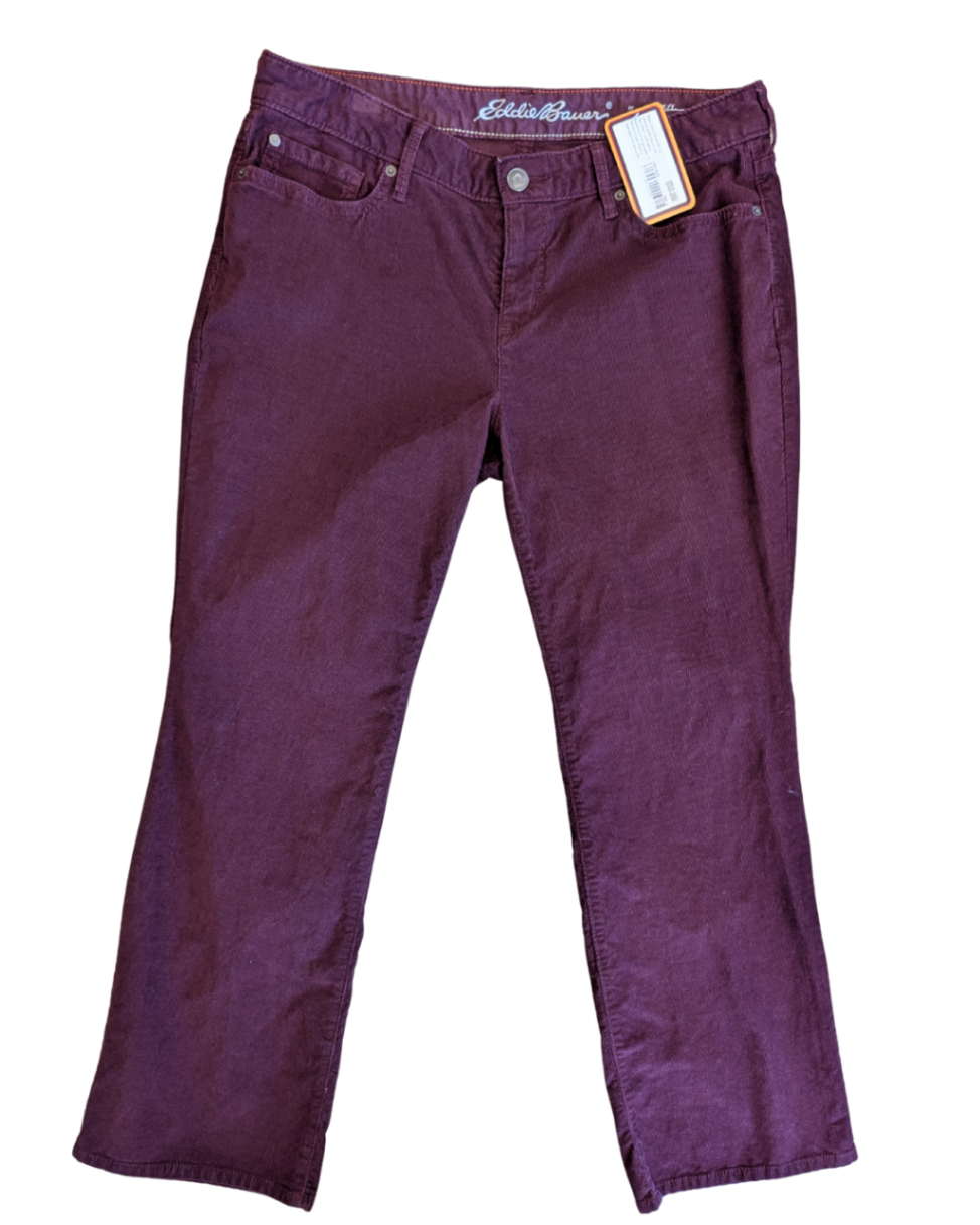 Burgundy Eddie Bauer Pants (L)