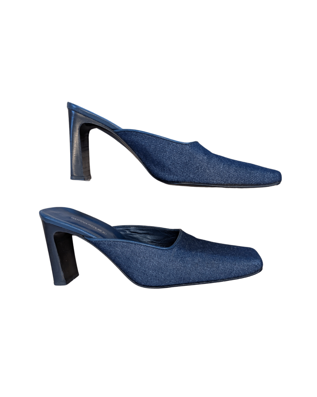 BANANA REPUBLIC Denim Heels 9.5