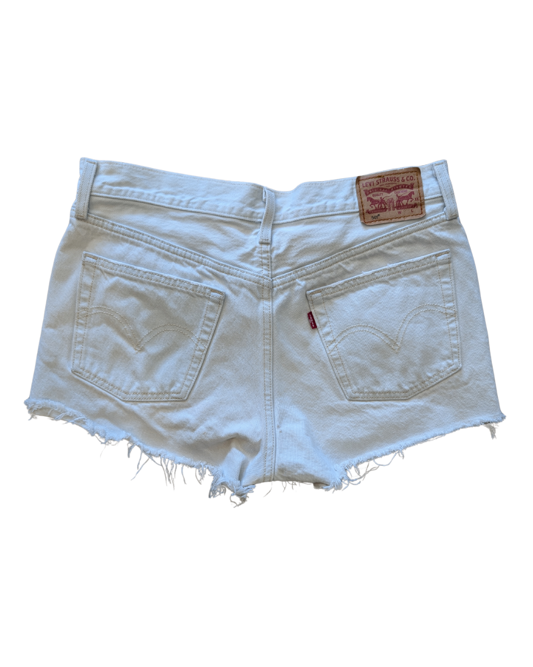 501 Levi Cutoff Shorts (29) (32"W, 10"R)