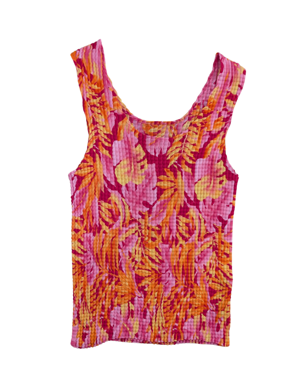 Tropical Crinkle Tank