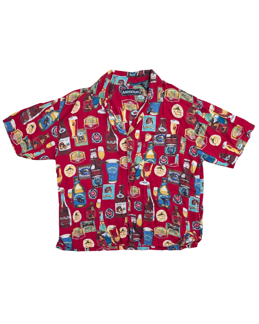 Vintage Hawaii Beer Button Up (L)