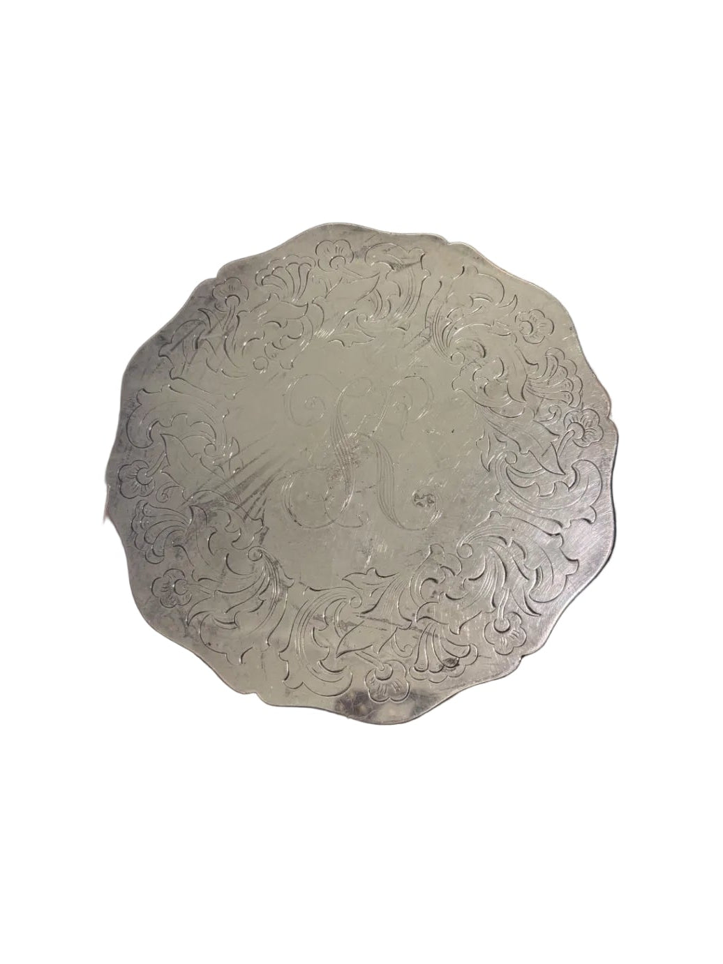 “K” German Vintage Trivet Silver