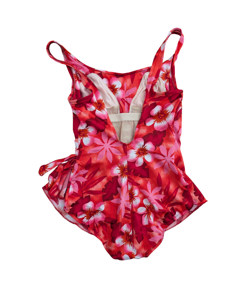 Pink Floral Swim Dress/One-Piece (12)