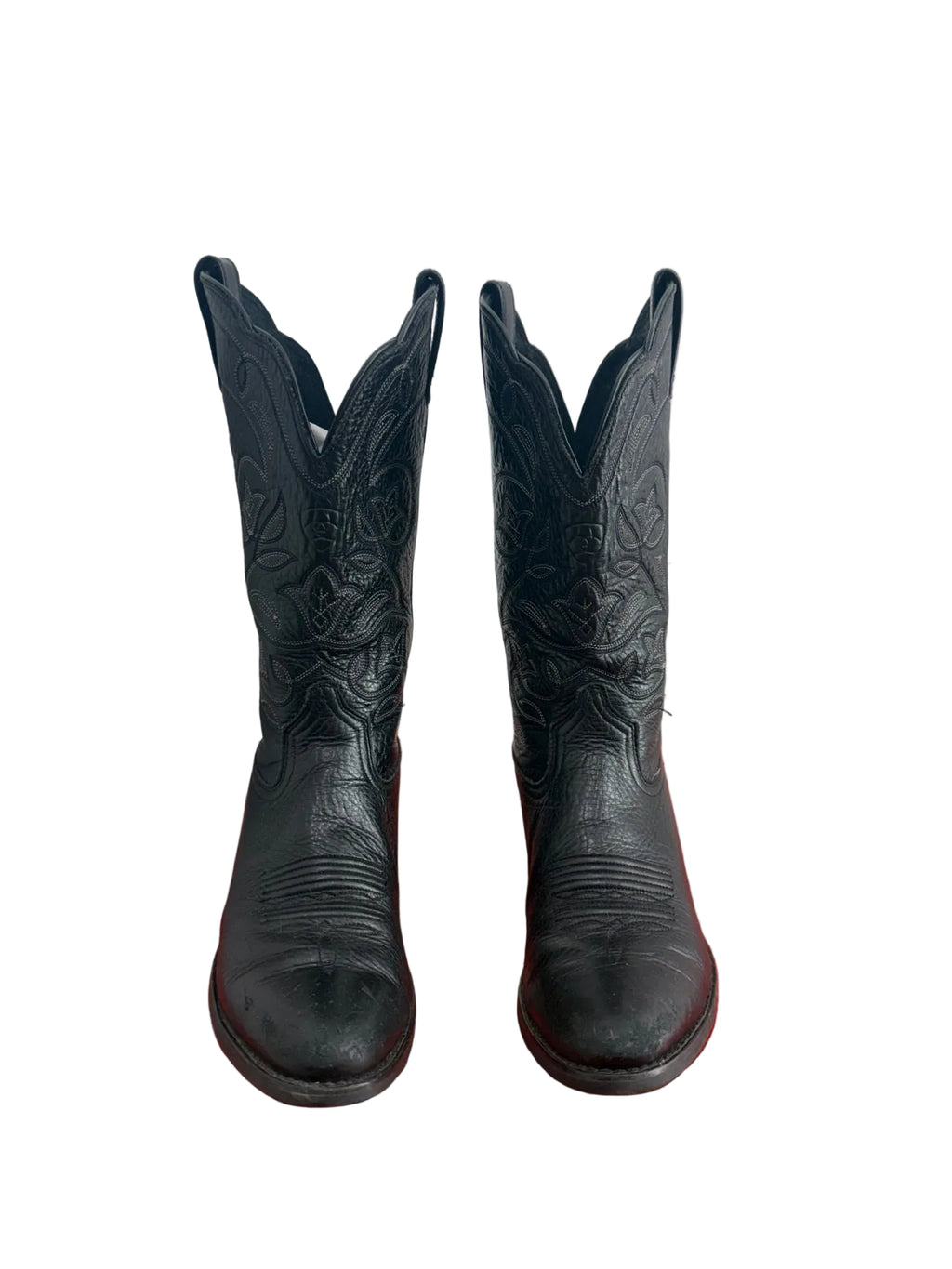 Black Heritage R Toe Ariat Boots — 8