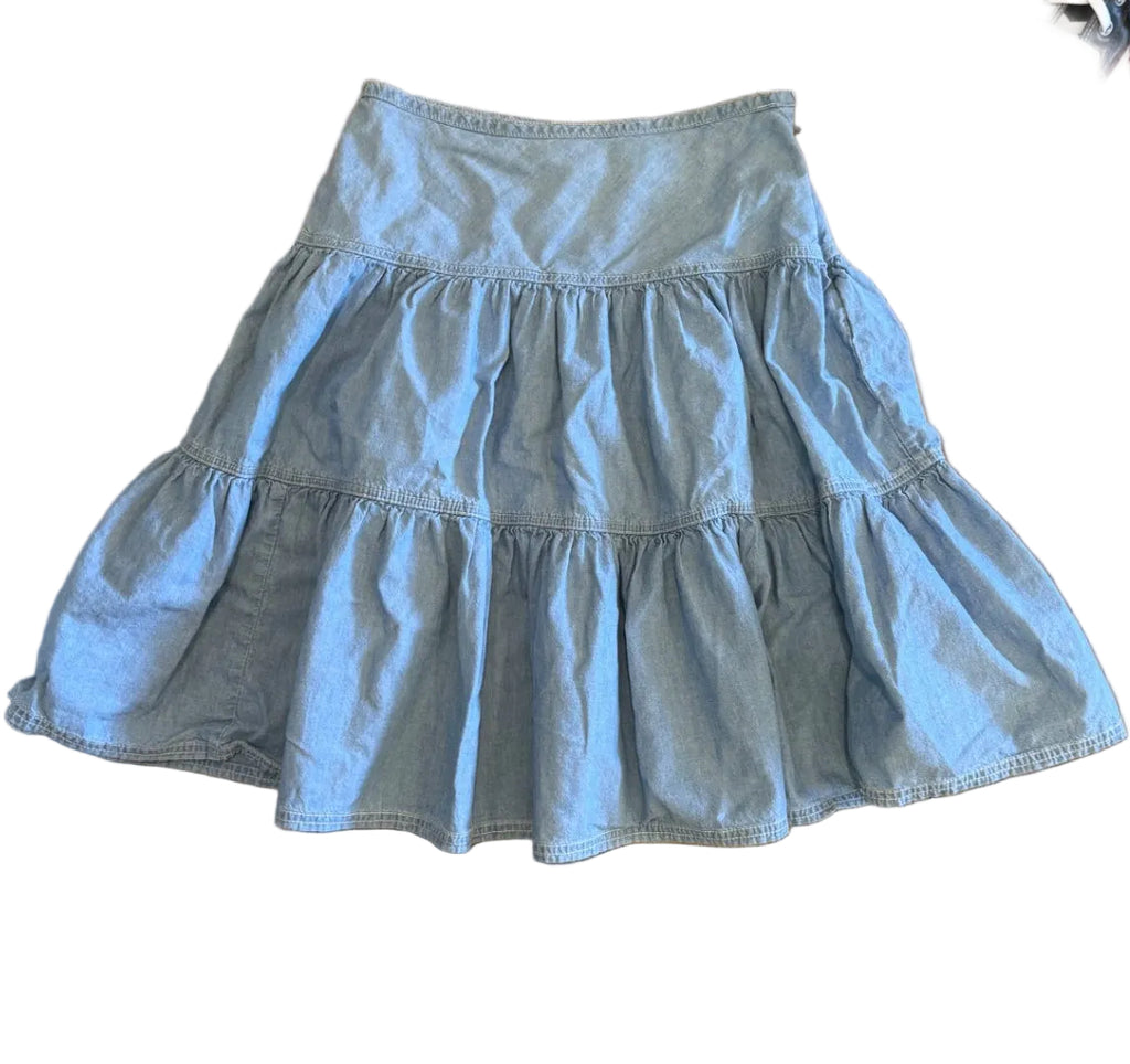 Light Blue Chaps skirt — 4