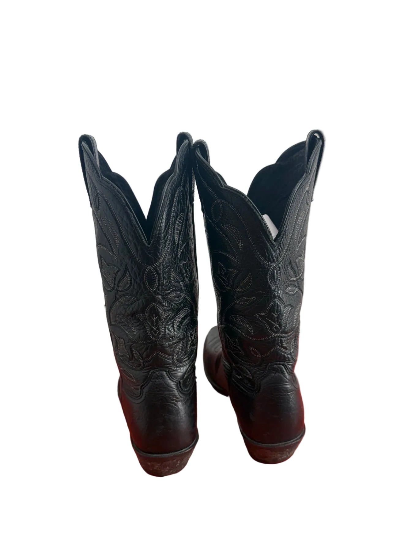 Black Heritage R Toe Ariat Boots — 8