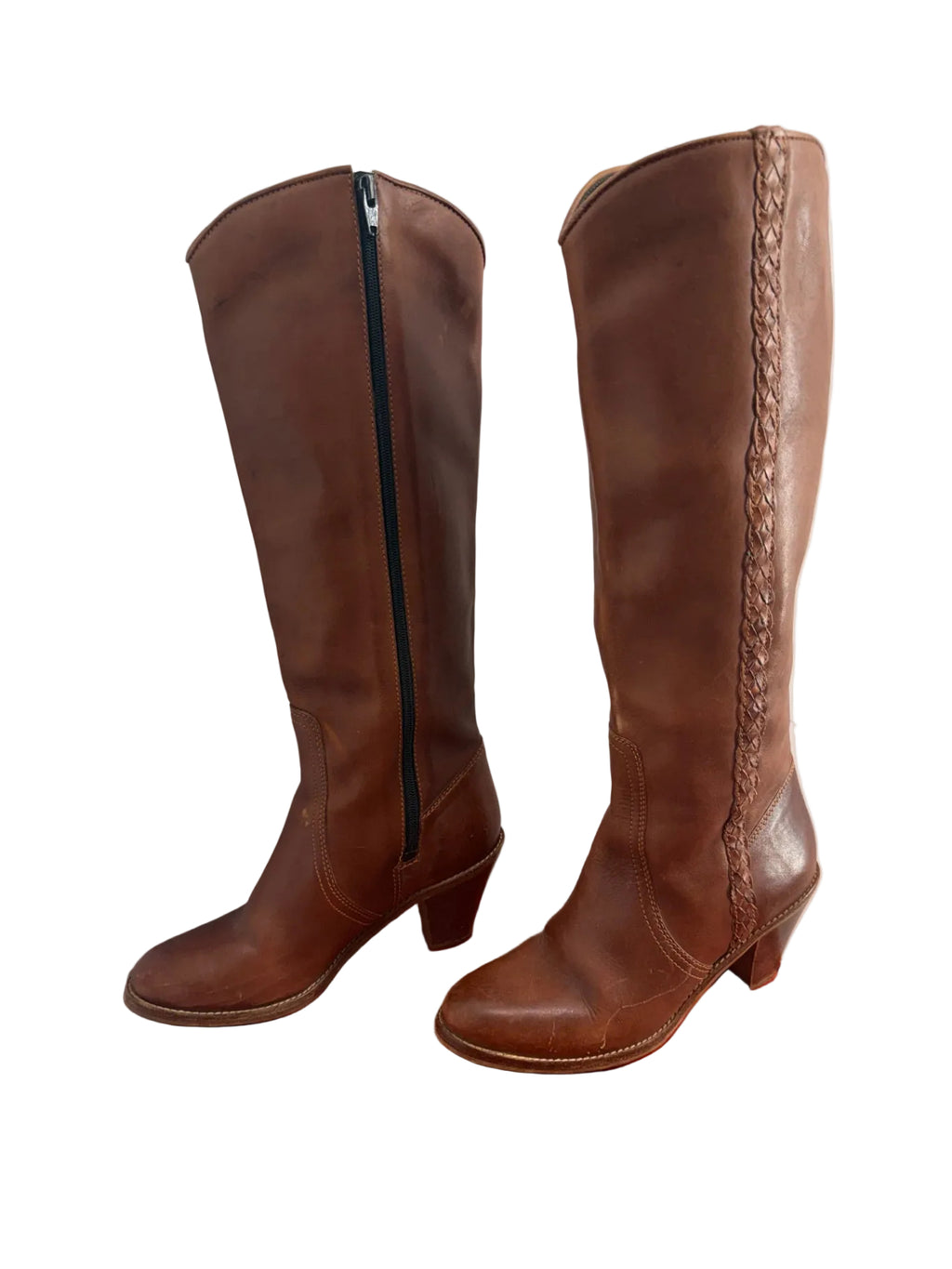 Cobbies Brown Leather Boots — 7