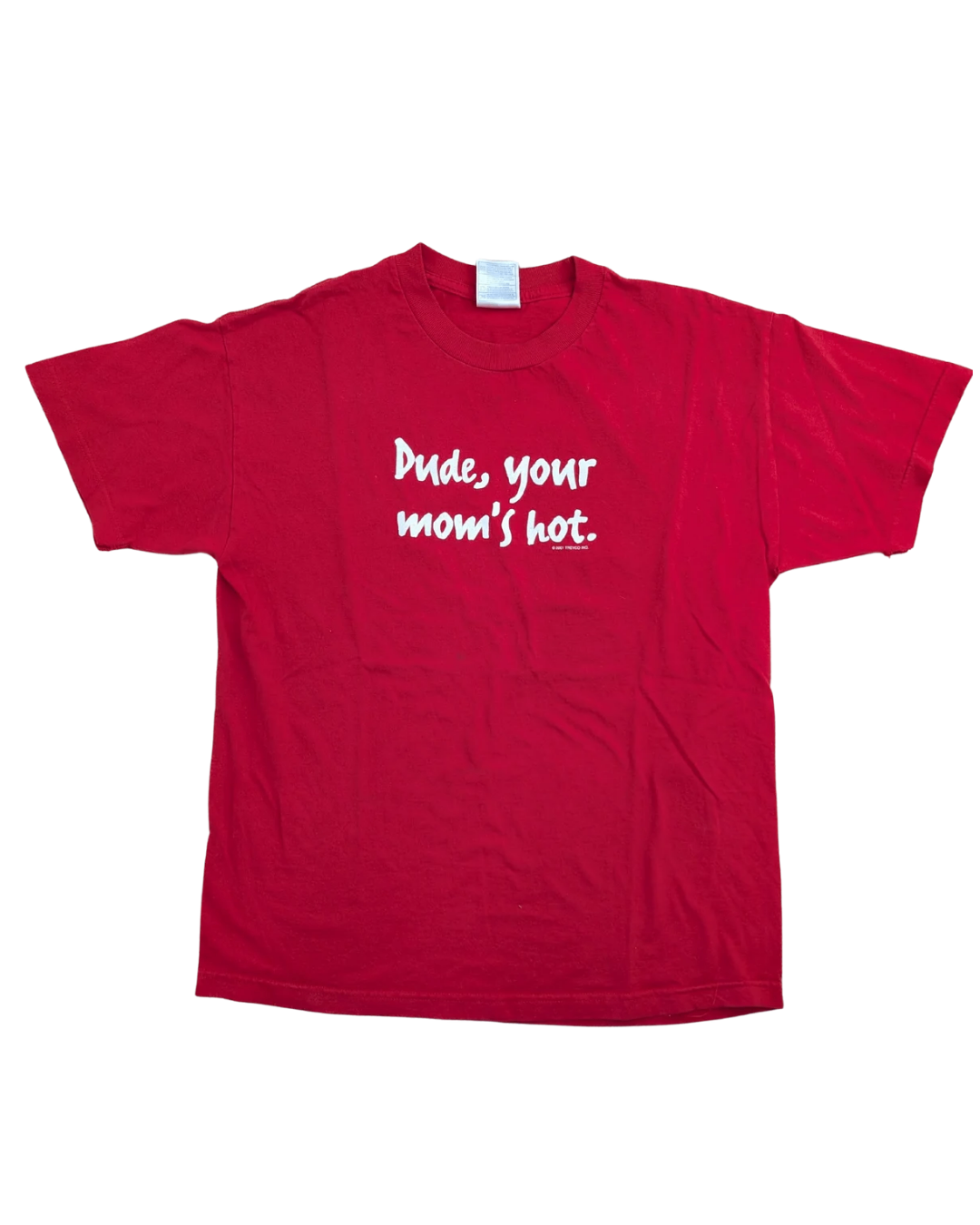 Dude Your Mom's Hot Tee (L)