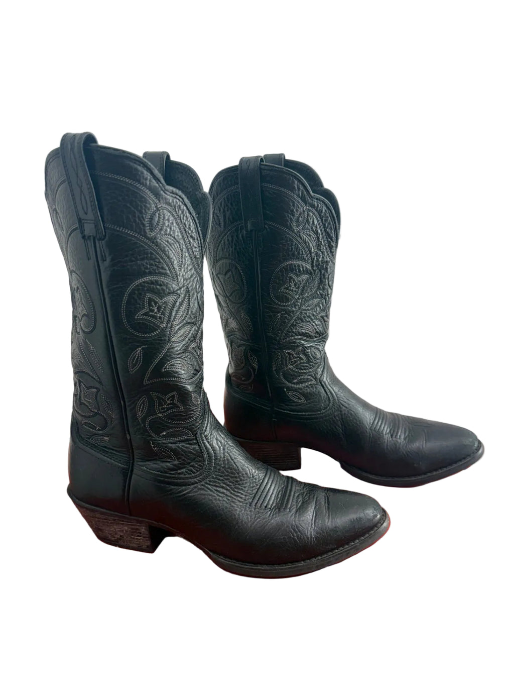 Black Heritage R Toe Ariat Boots — 8