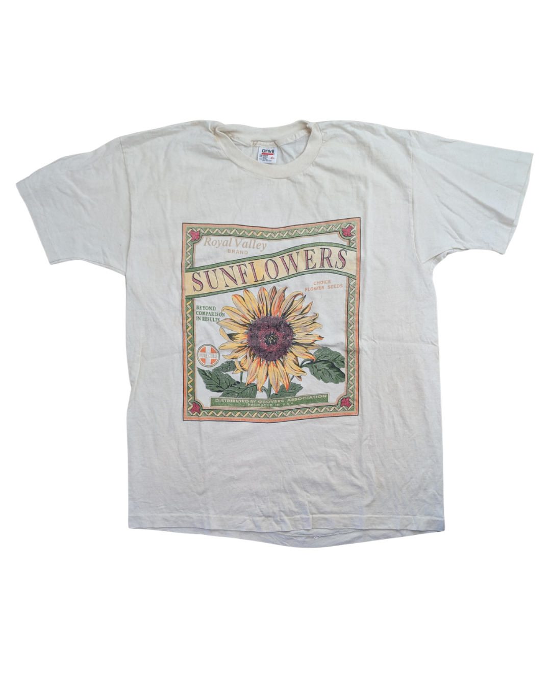 Single Stitch Sunflower Tee (XL)
