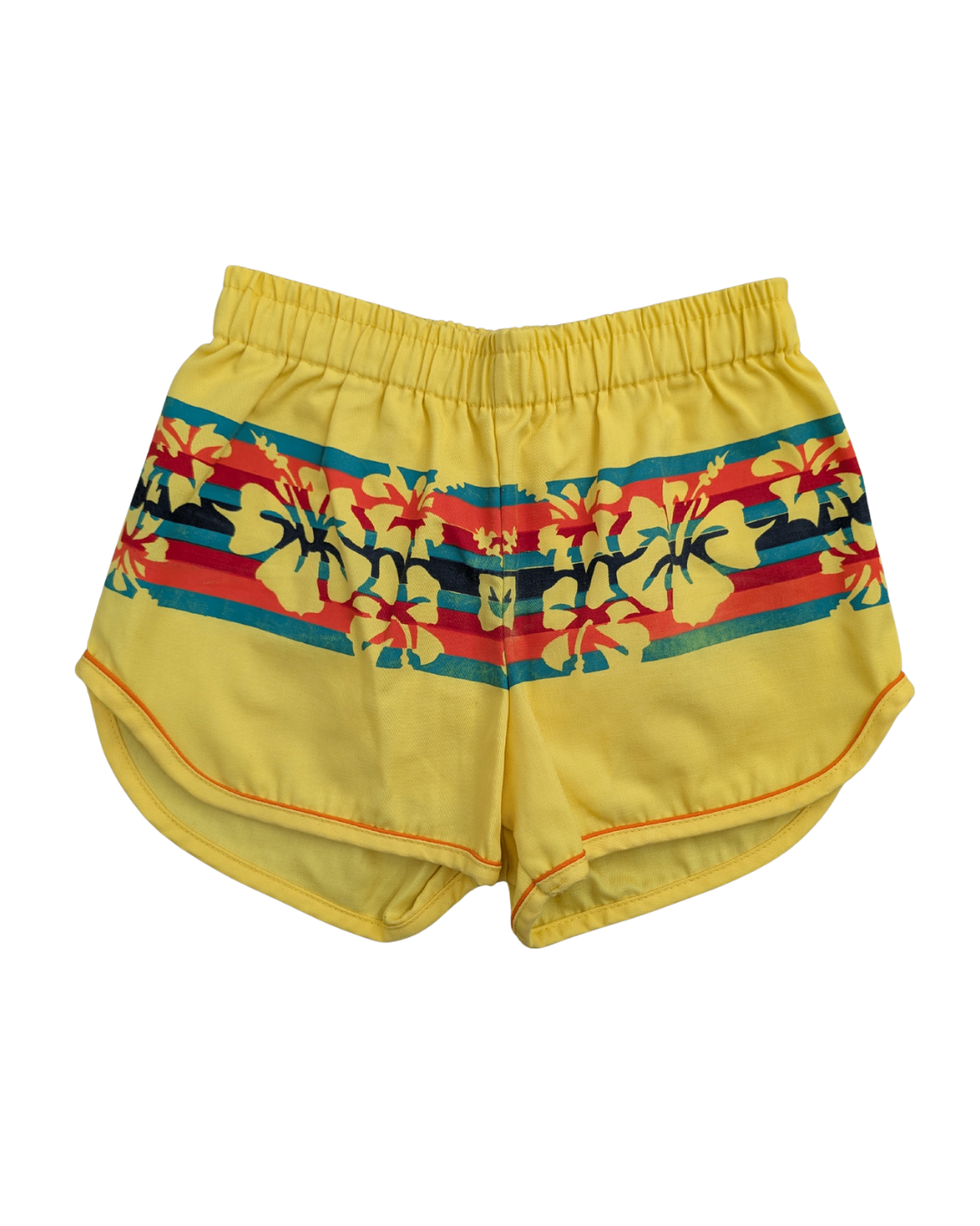 Vintage Yellow Flower Shorts (16) (24"W)
