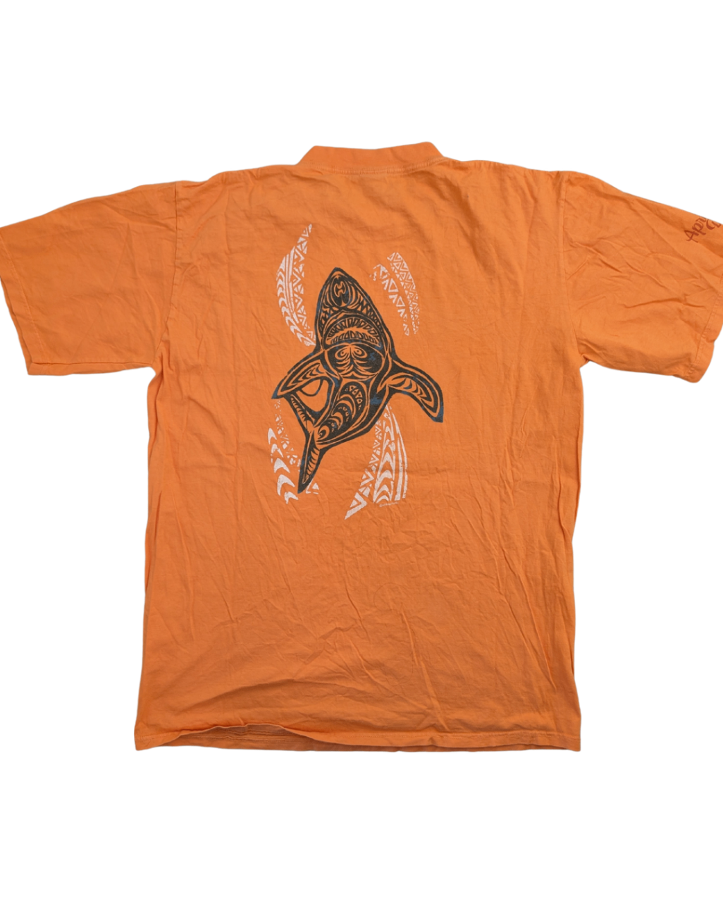 Orange Surf Shark Tee (L)