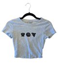 Hand Stamped Tee (S)