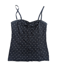 Black and White Polka Dot Tank (S)