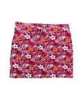 Vintage Red Floral Skirt (S)