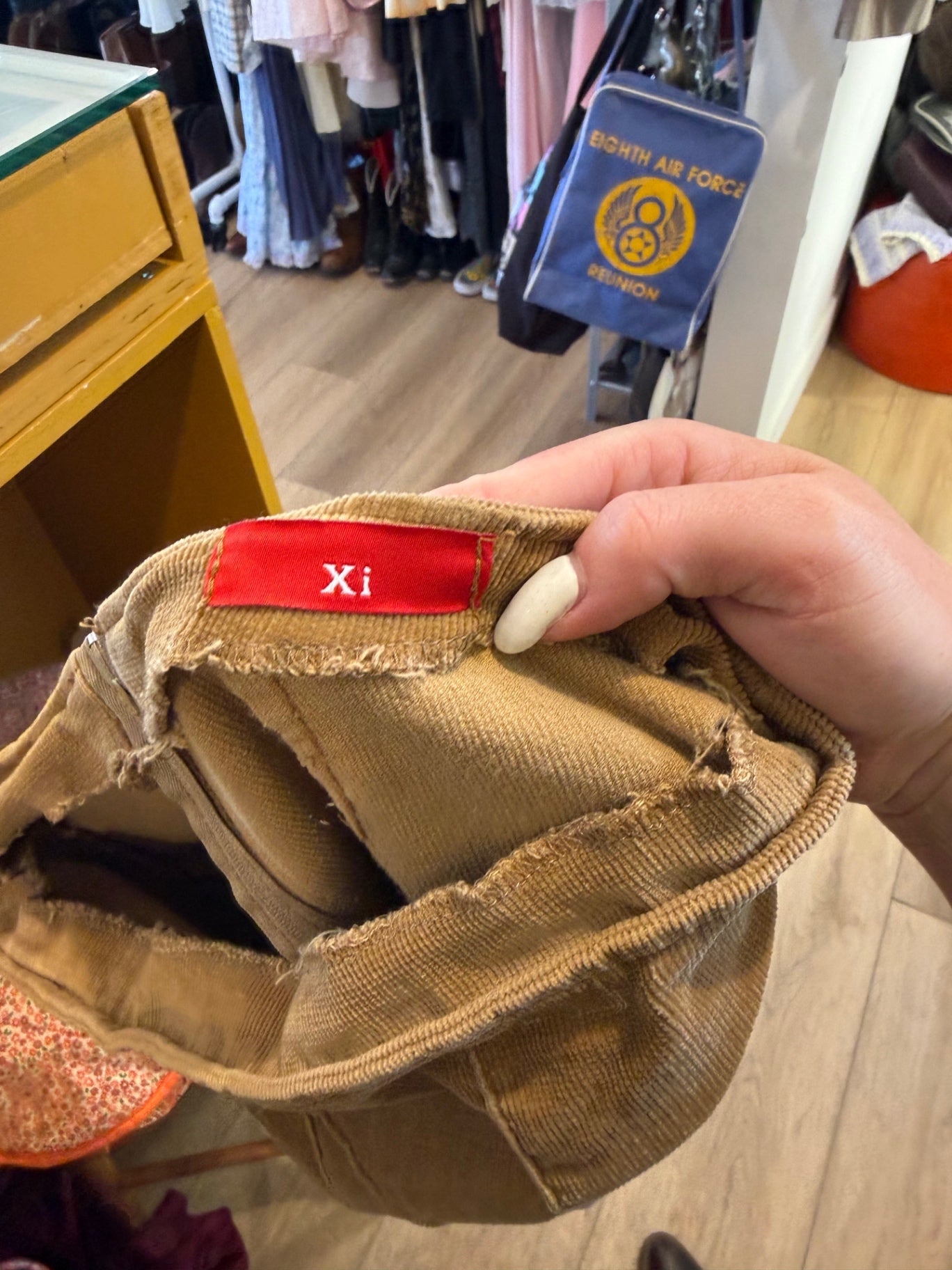 Tan Y2K Skirt — S