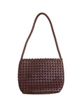 Dark Red Woven Bag