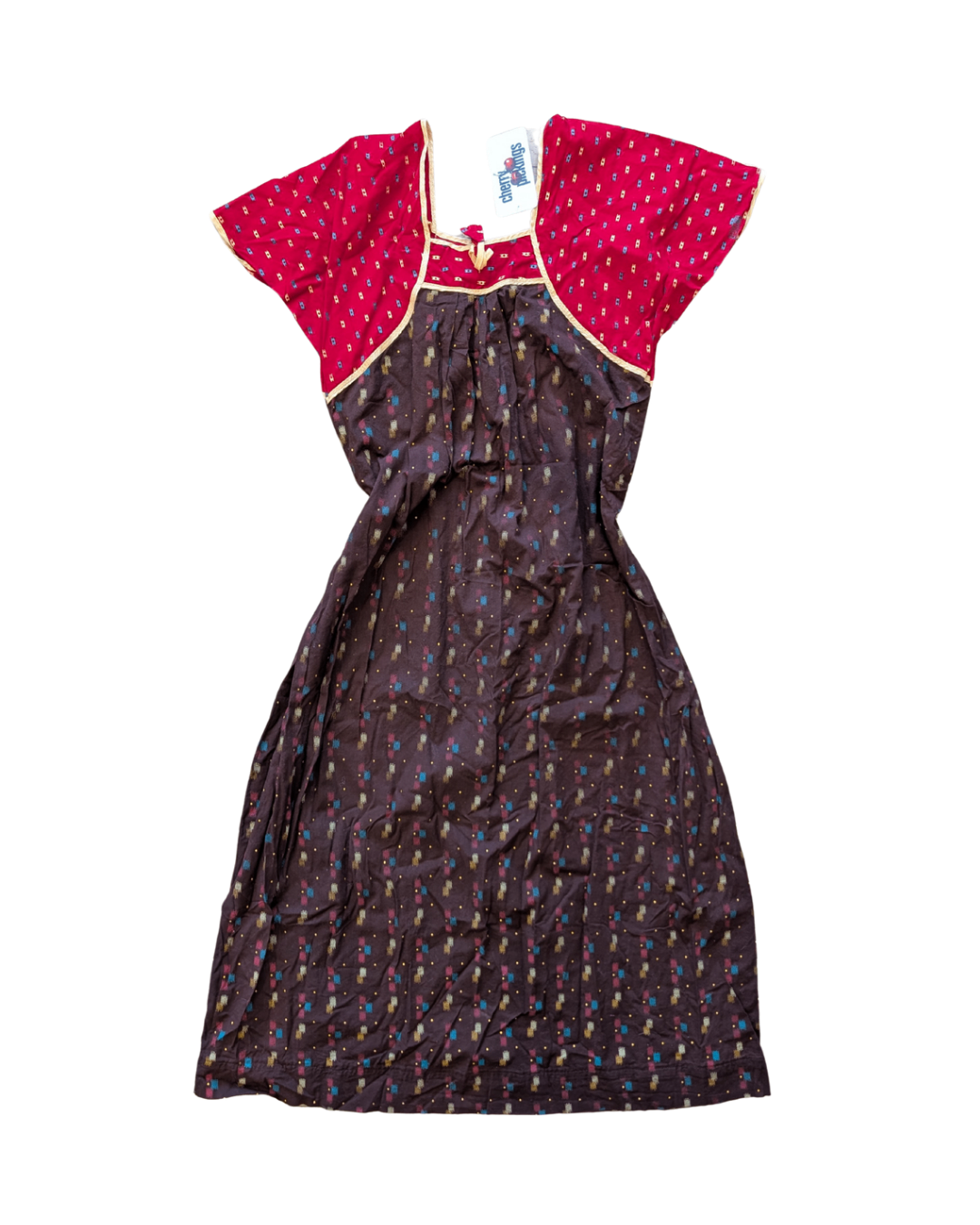 Brown/Red Vintage Dress