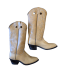 Vintage Acme Marbled Tan Cowboy Boots - 6D