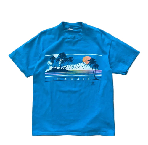 Blue Vintage Hawaii T-Shirt — L