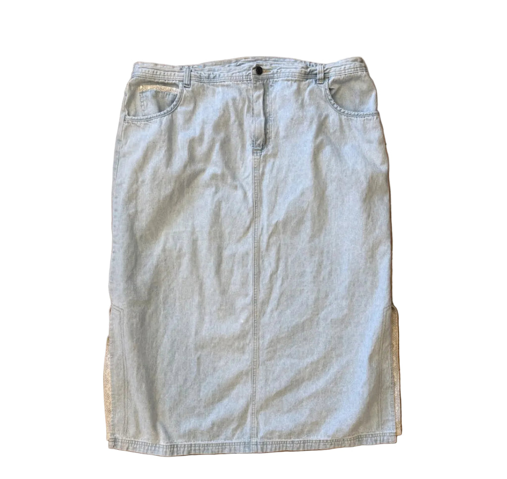 Light Blue C.J. Banks Skirt — 40 W