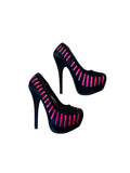 Black Velvet and Pink Heels — 7