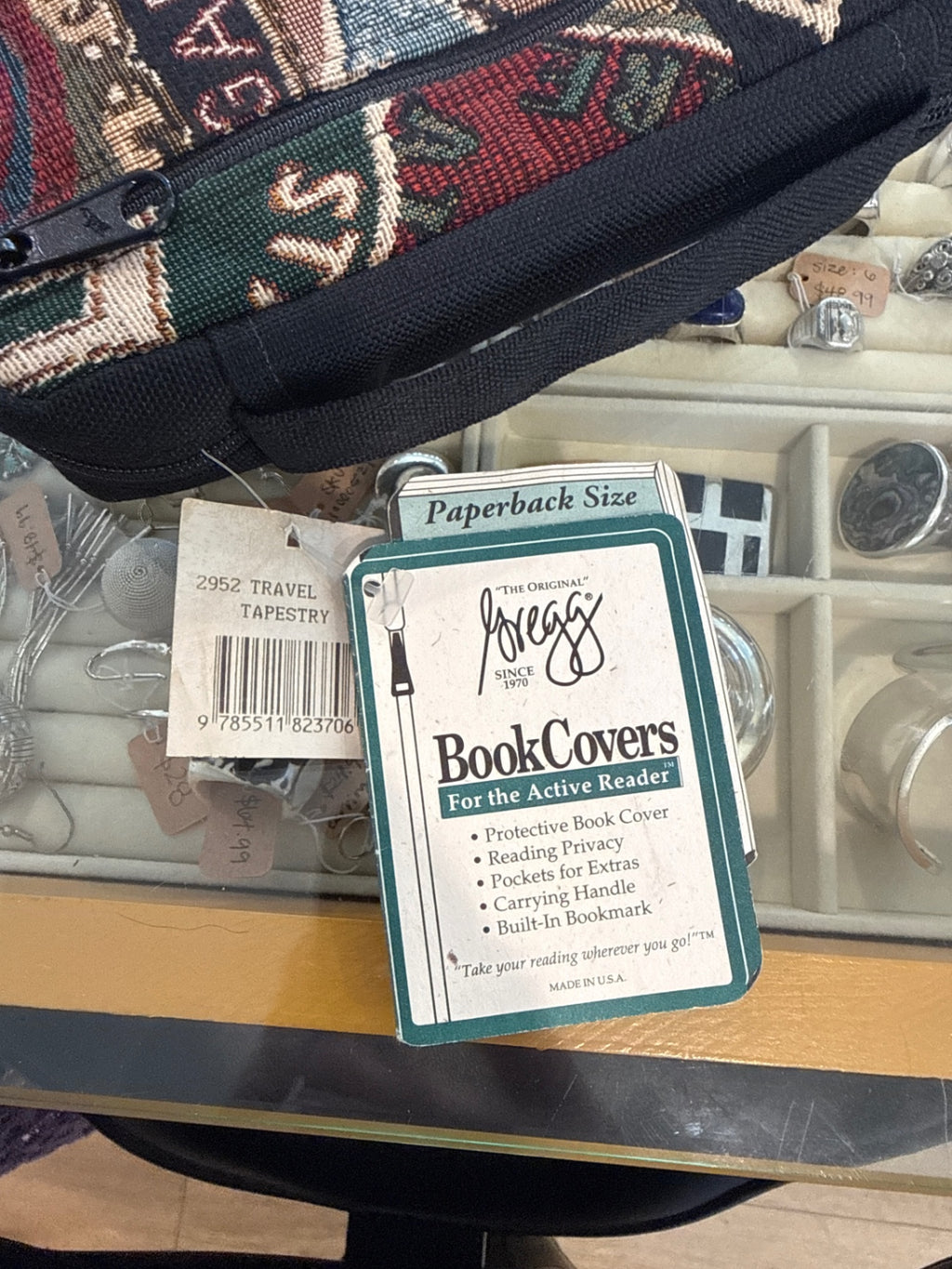 Book Cover Bag and Bookmark