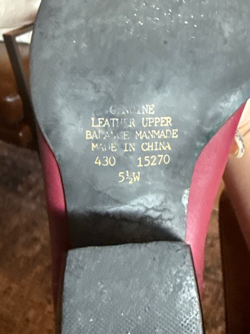Plum Leather Cowboy Boots — 5.5
