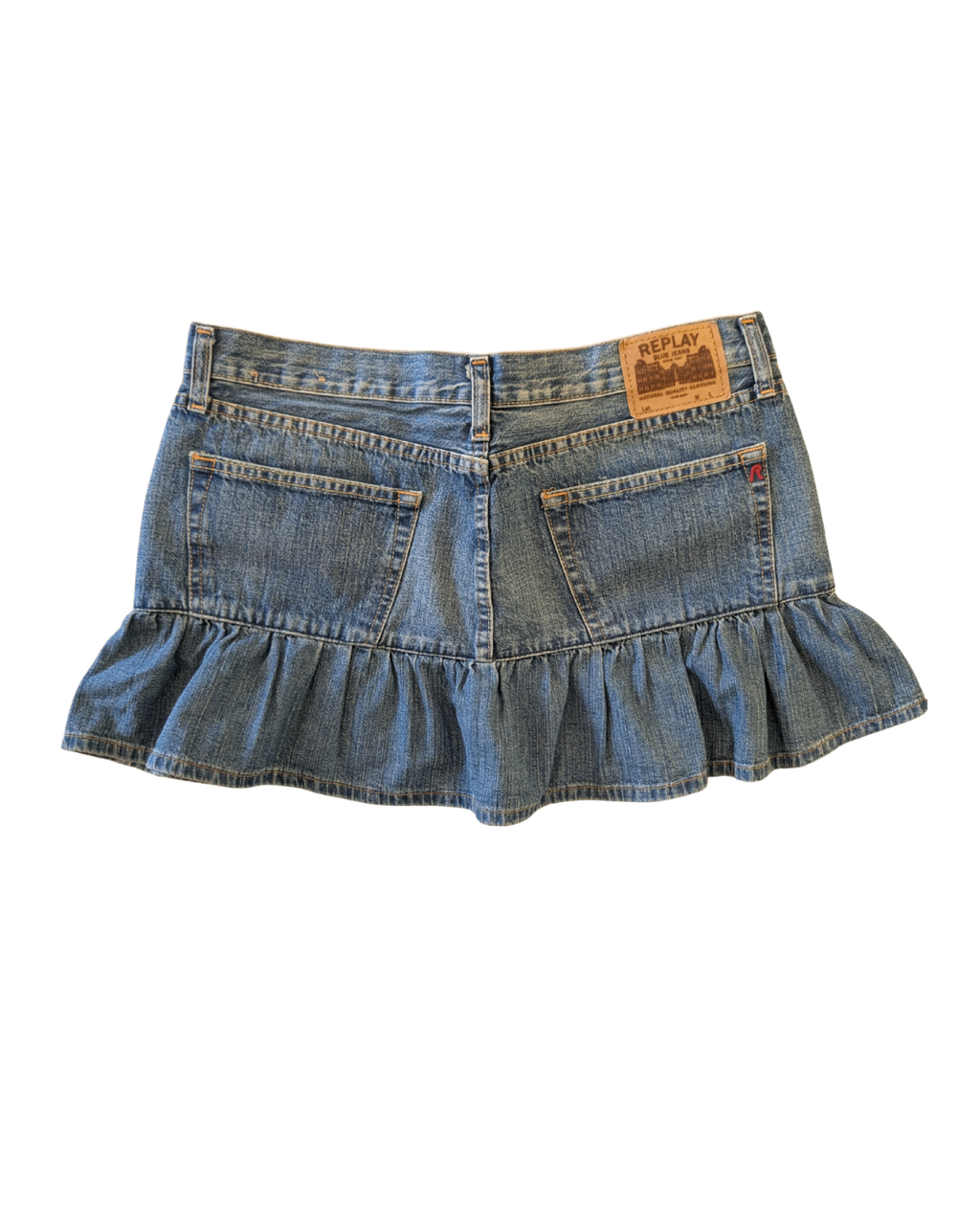 Replay Lowrise Mini Skirt - 31-32" W